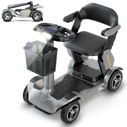 Scooter, Electric Powered Wheelchair with 35Mile Long Range