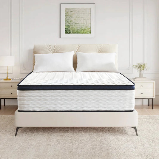 Queen Size Mattress Gel Memory Foam Medium Firm Comfort