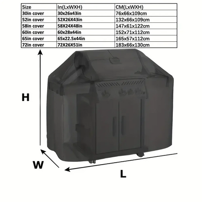 BBQ Cover Outdoor Rain Protective Barbecue Cover Round