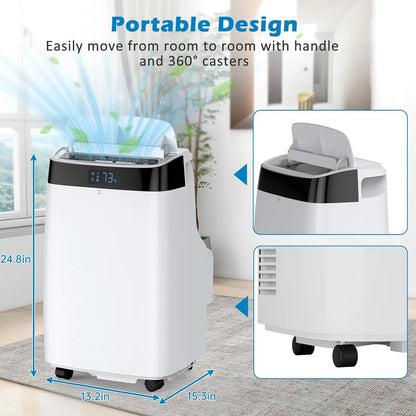 10000 BTU Portable Air Conditioners Cool Up to 450 Sq.Ft