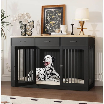 55.3" Indoor Heavy Duty Dog Kennel