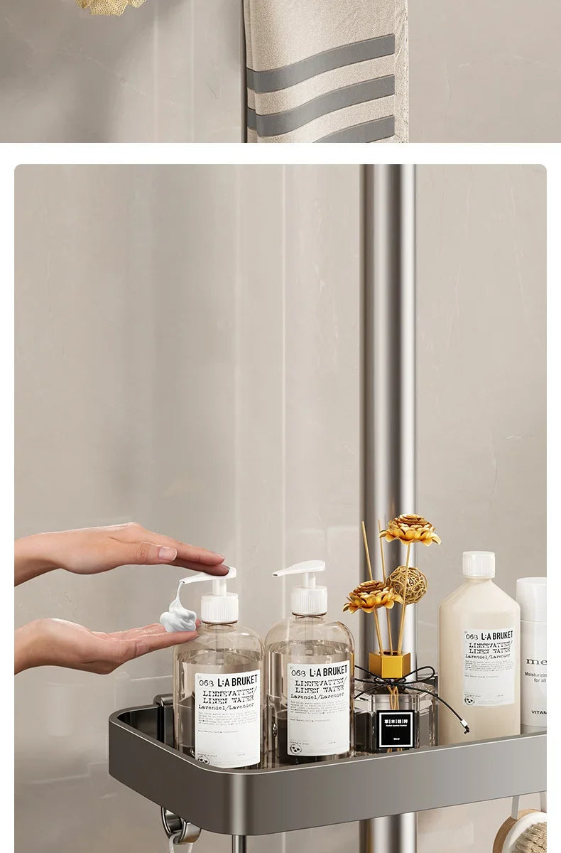 Bathroom Shower Shampoo Organizer Storage Shelf