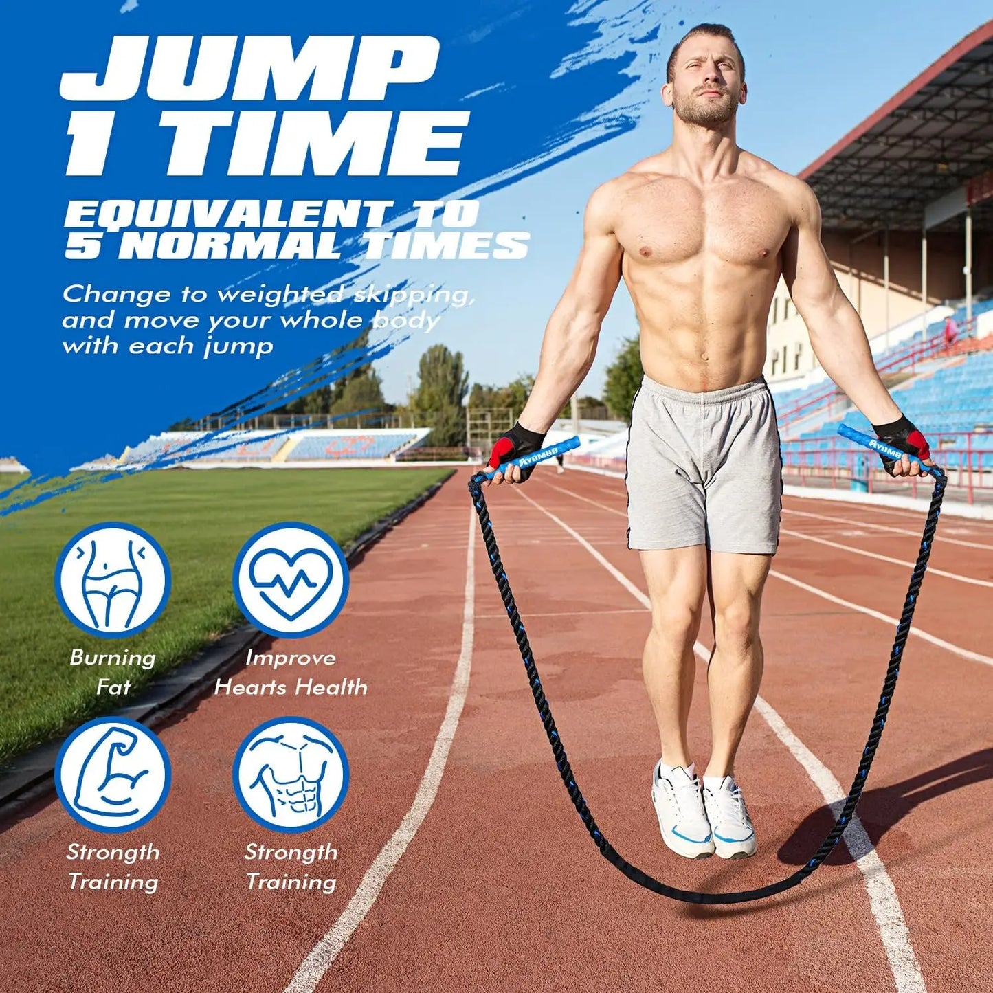 Weighted Jump Rope for Fitness Training