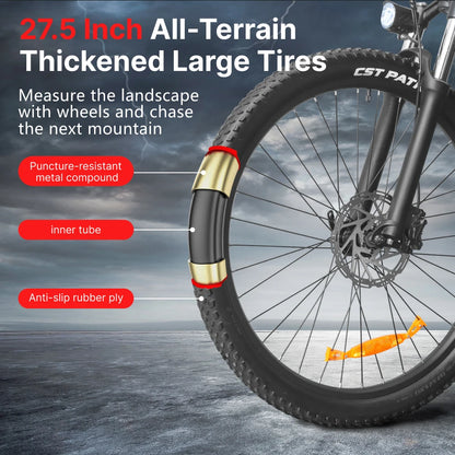 HX Q5 2000W 27.5-inch Electric Mountain Bike