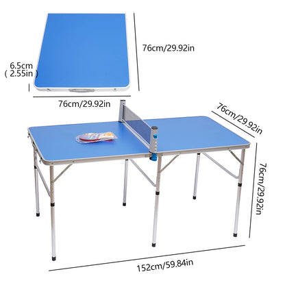 Portable Indoor/Outdoor Ping Pong Game Kit with 2 Paddles & 3 Balls