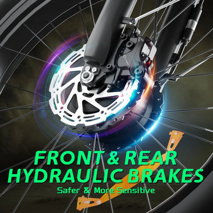 35 MPH High Speed, Electric Bike for All-Terrain