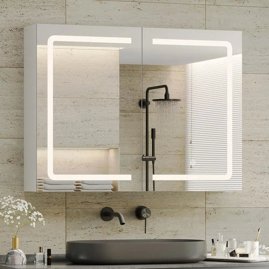 31.5''x23.6'' Medicine Cabinet with Led Lights