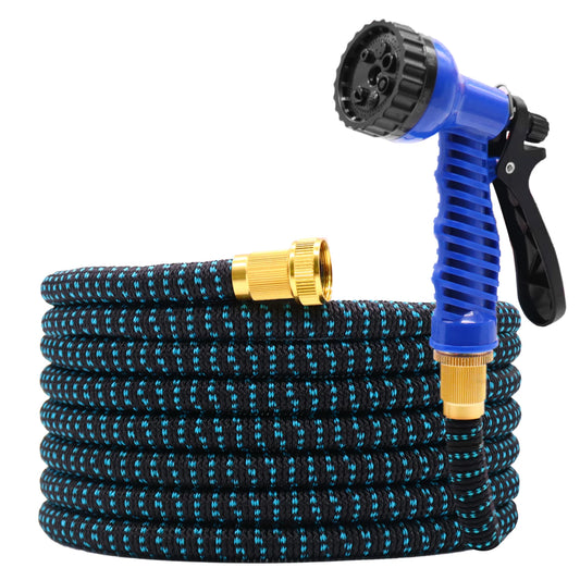 3/4 in. x 50 ft.   Expandable Garden Hose with 7 Function Spray Nozzle
