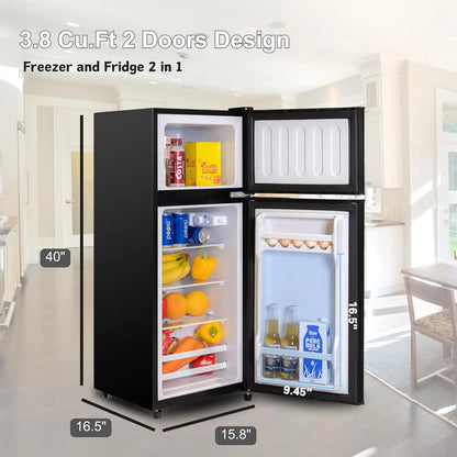 3.8 Cu.Ft Small Refrigerator with Freezer