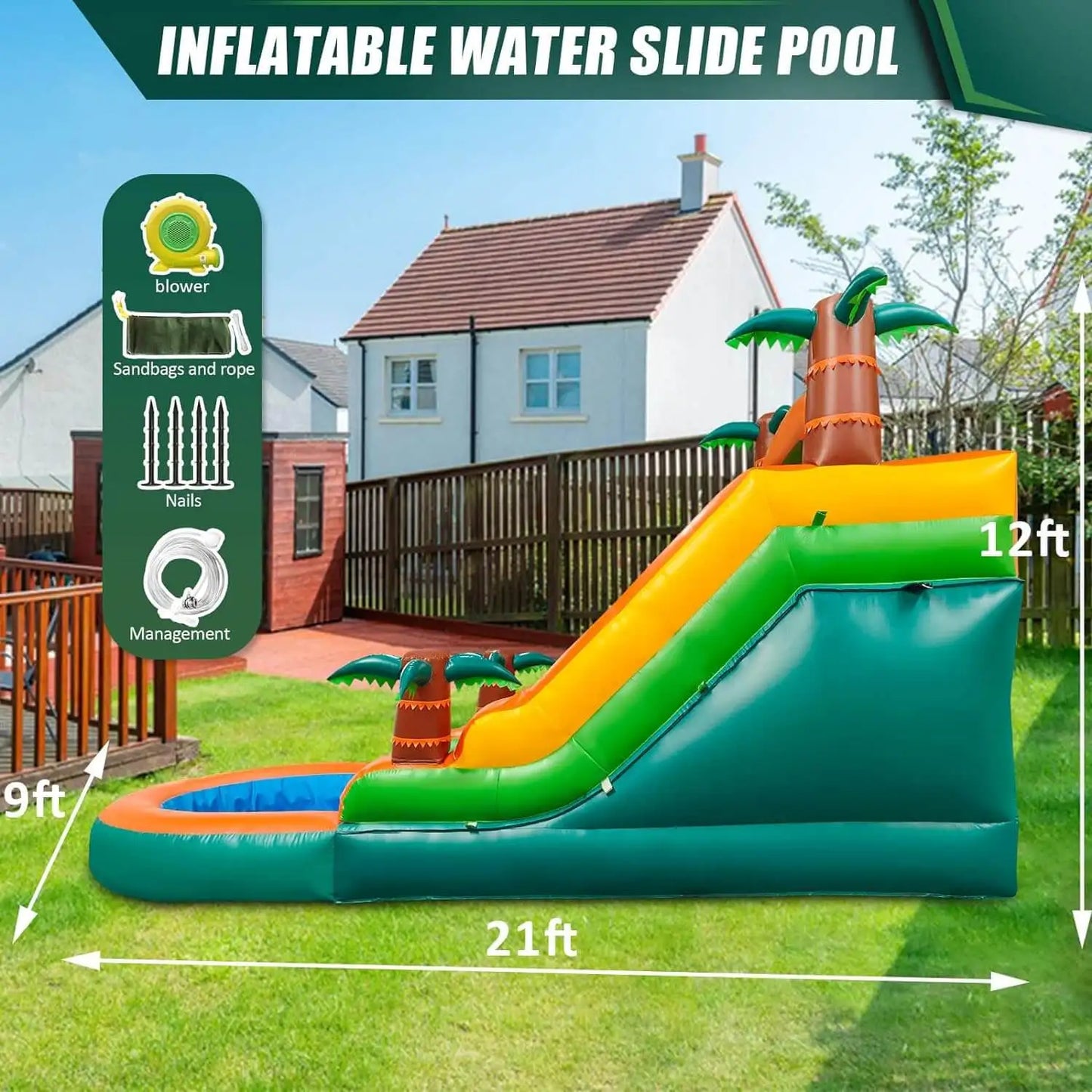 Inflatable Summer Outdoor Water Amusement Play Equipment