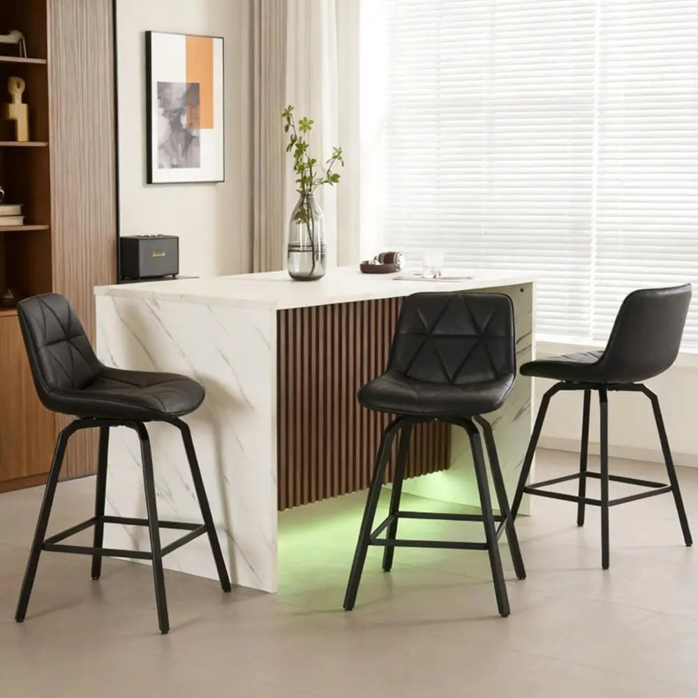 59 Inch Modern Marble Kitchen Island Table