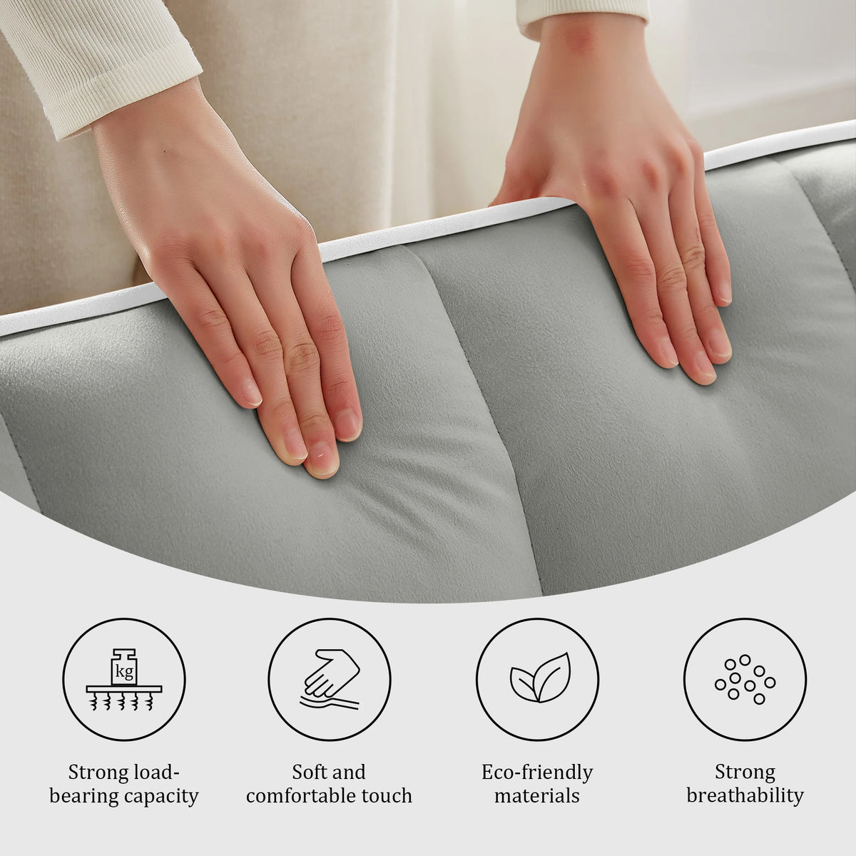 34" 3-In-1 Convertible Sleeper with USB & Type-C Charging Ports