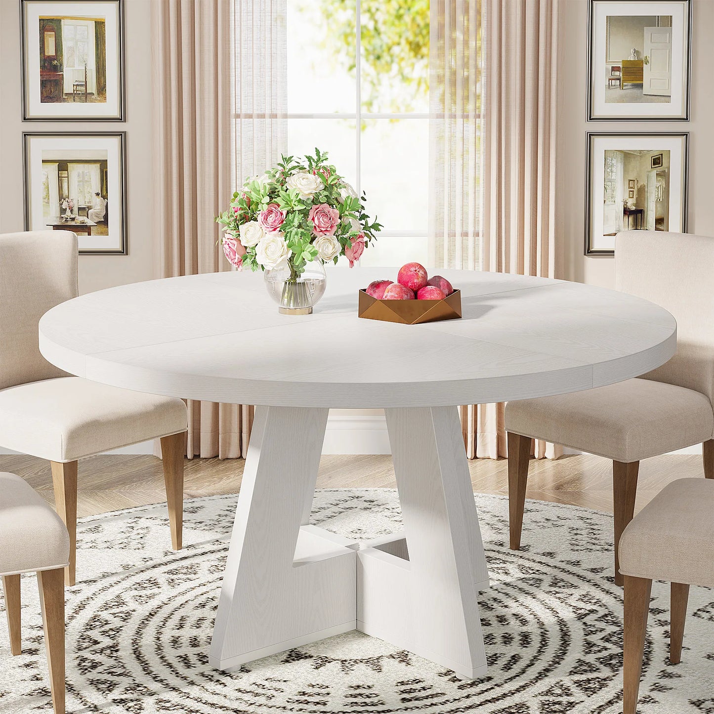 47 Inch Round Dining Table