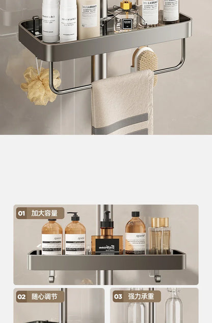 Bathroom Shower Shampoo Organizer Storage Shelf