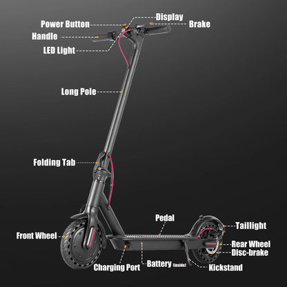 350W Folding Waterproof Commuting Electric Scooters