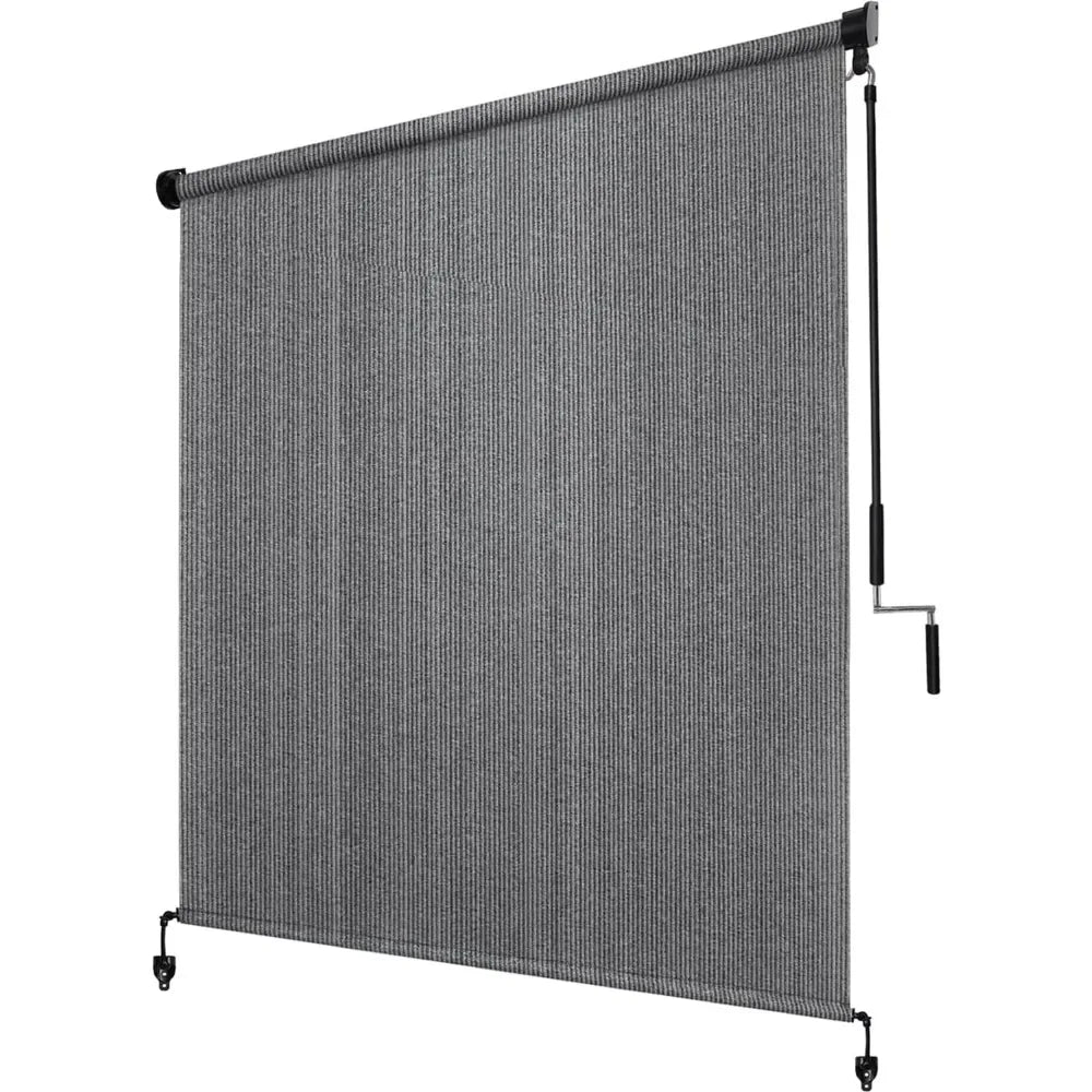 7' W X 8' L Exterior Outdoor Roller Shade with 95% UV Blocker