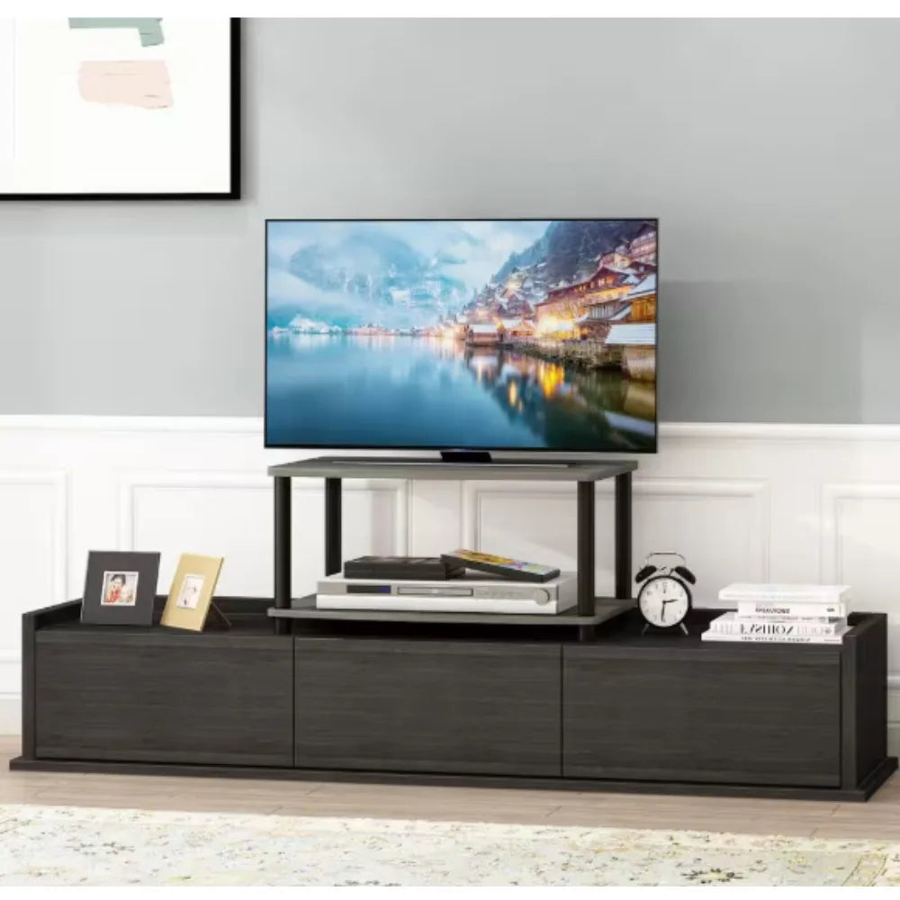 Turn-N-Tube French Oak TV Stand Fits TVs Up to 24 in.