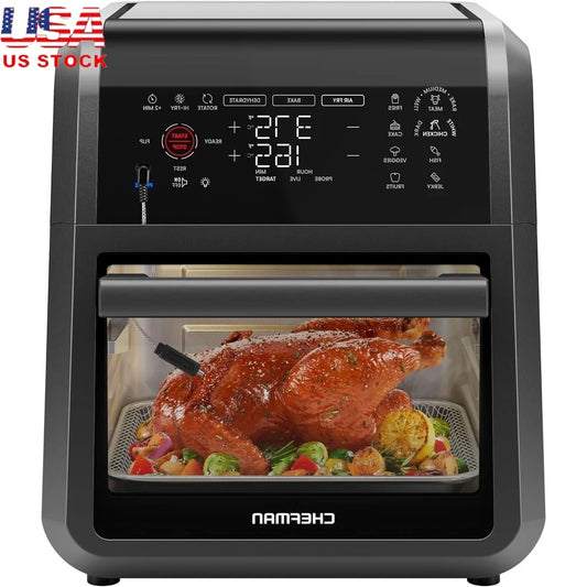 12 Quart 5-in-1 Air Fryer with Smart Thermometer