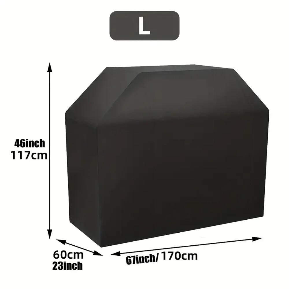 BBQ Cover Outdoor Rain Protective Barbecue Cover Round