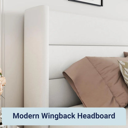 Queen Size Velvet Lift Up Storage Bed Frames