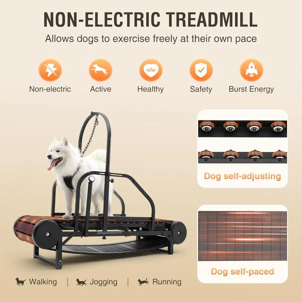 Canine Running Slat Mill Machine with Pedometer for Exercise & Healthy