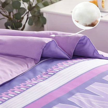 7-piece printed comforter set, suitable for all seasons