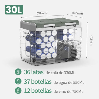 12V Portable Compressor Car Refrigerator Mini Fridge Freezer