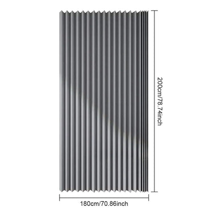 Foldable Magnetic Shower Curtain