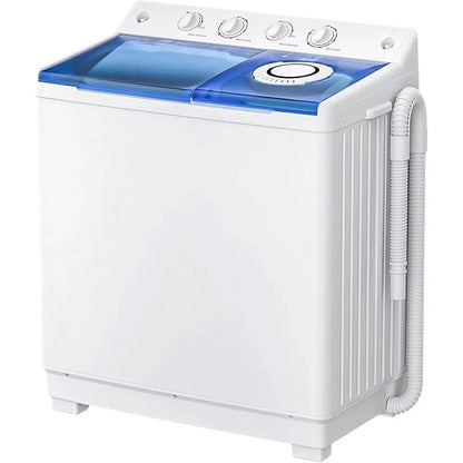 Compact Portable Twin Tub Washing Machine Combo