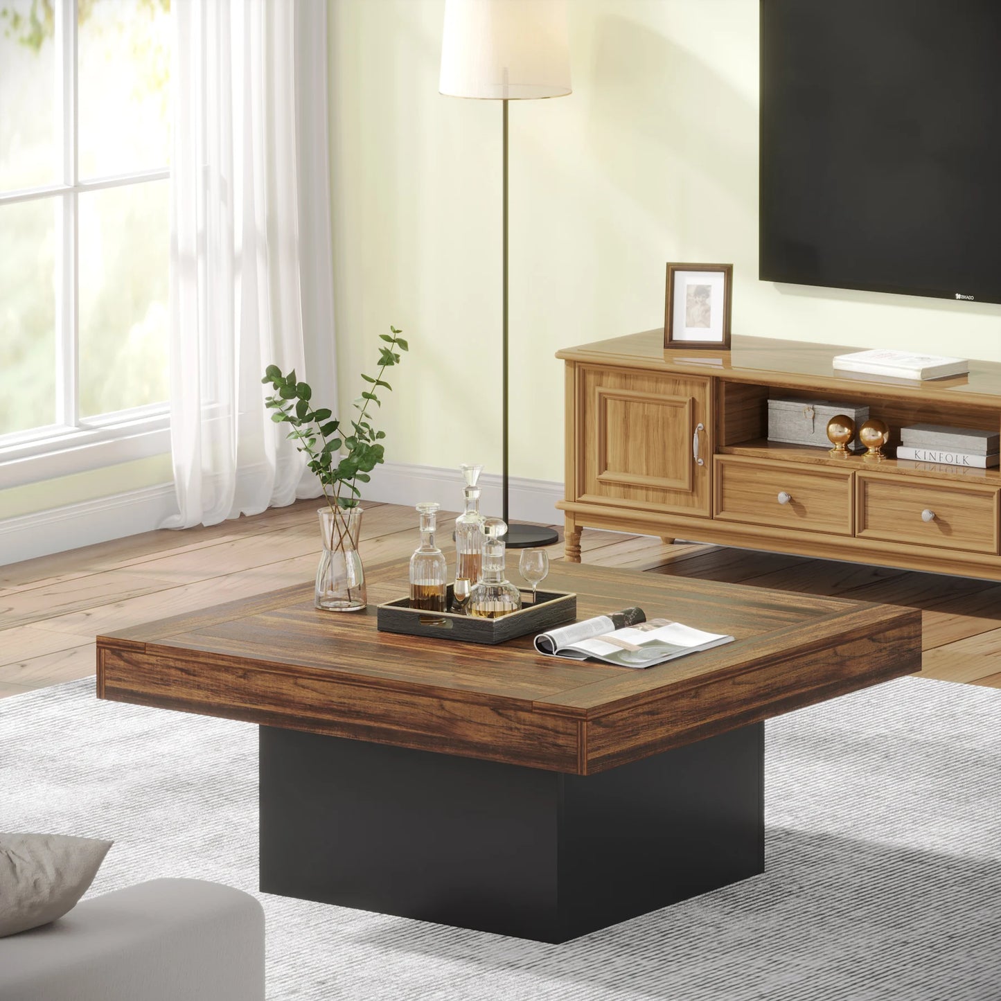 Coffee Table with LED lighting