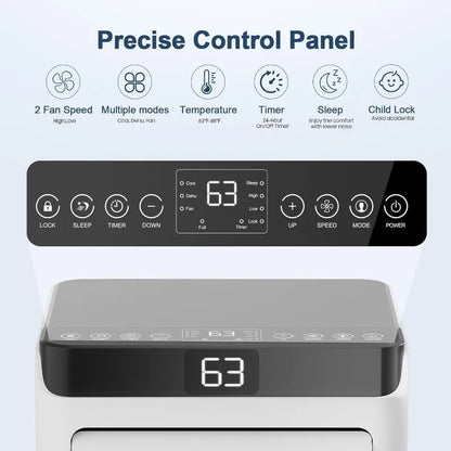 10,000 BTU Portable Air Conditione for Room up to 500 Sq.Ft.