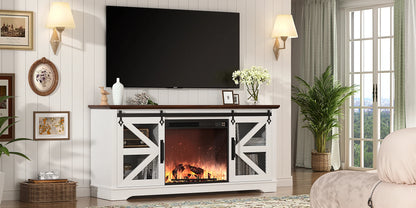 TV Stand for TVs up to 60’’ with Fireplace