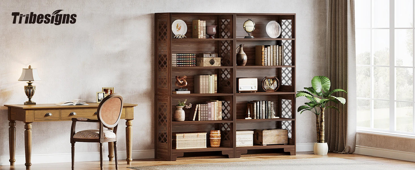 71 Inches Industrial Bookshelf