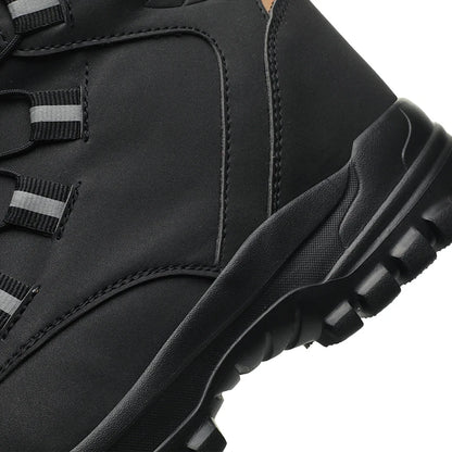 High Top Steel Toe Boots Slip Resistant Anti-Puncture