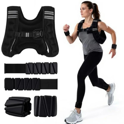 6 lb. Weight Vest with Reflective Stripes