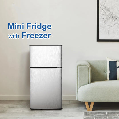 3.2 cu ft Mini Fridge with Freezer