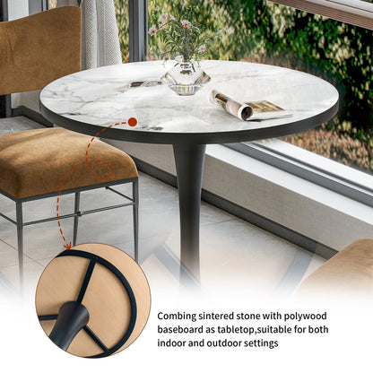 Leisure Round Coffee Table for 2-3 People