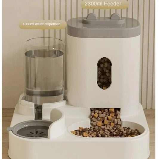 Automatic Feeder for Dogs, and Cats with Water Fountain