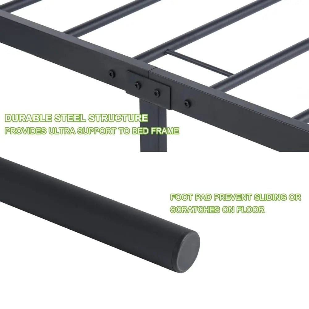 Queen Size Steel Foundation Metal Bed Frame