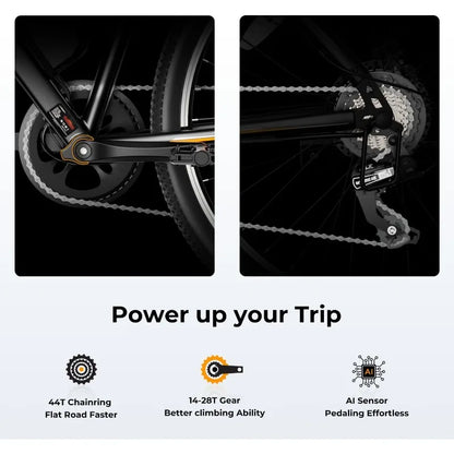 Electric Bike for Adults with Peak 500W Brushless Motor