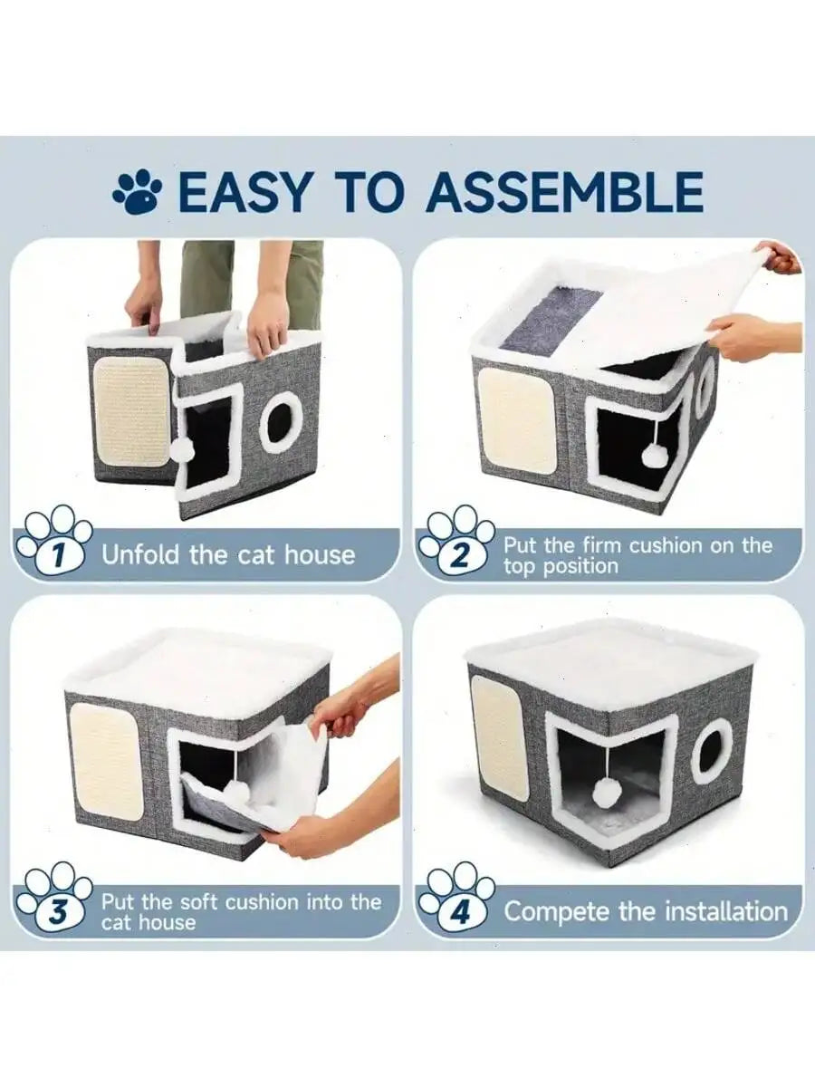 4-Season Multi-Level Cat House