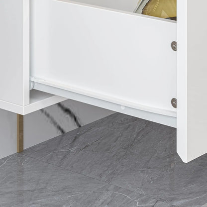 70"Floating TV Stand With 3 Drawers