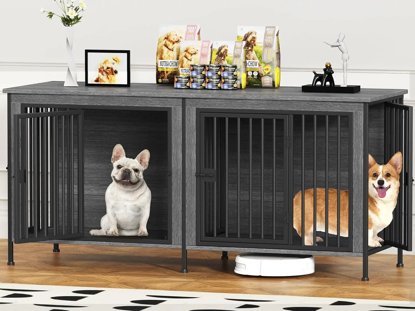 31.5" Chew-Resistant Crates for Small and Medium Dogs