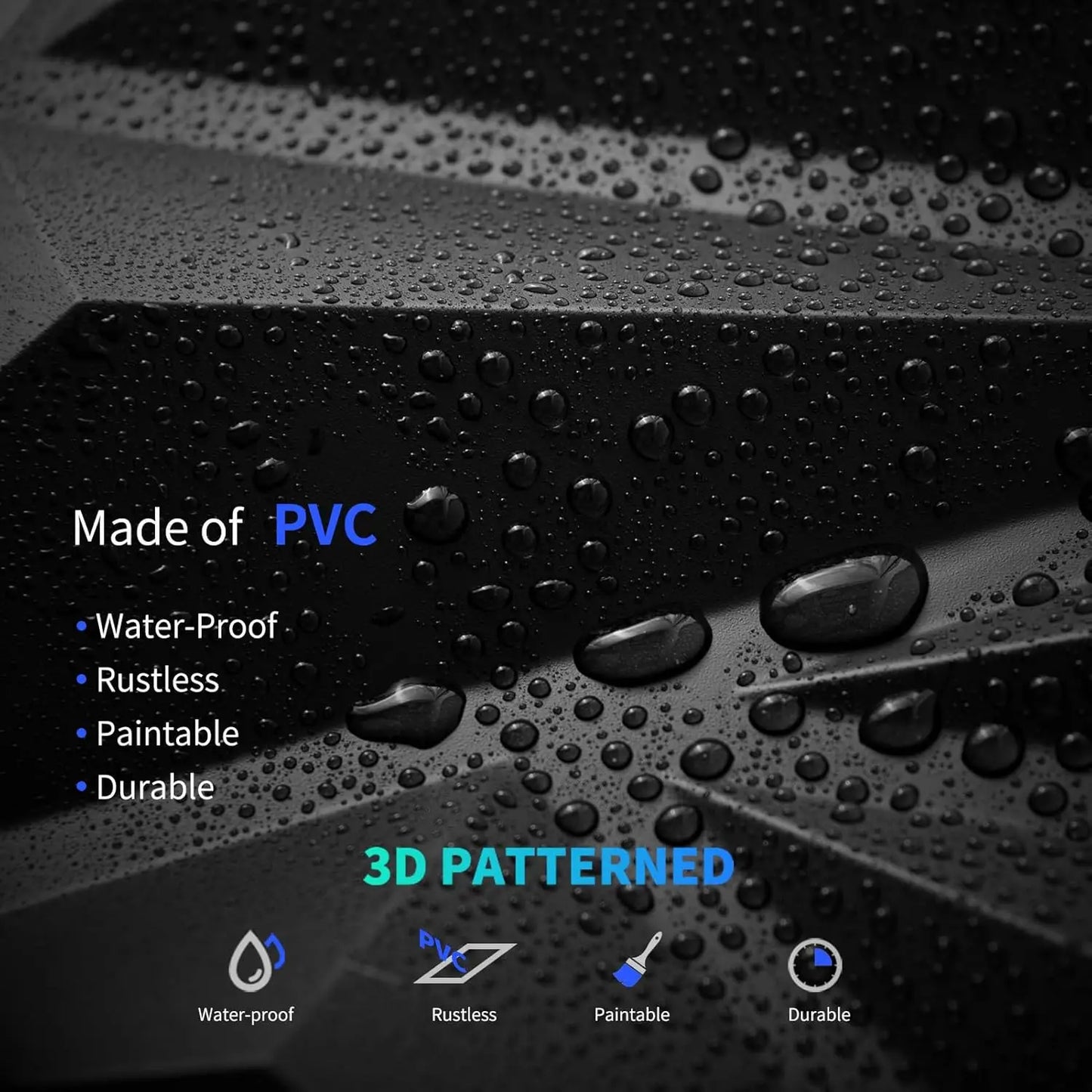 33 Pack 3D Wall Panel for Interior Wall Decor