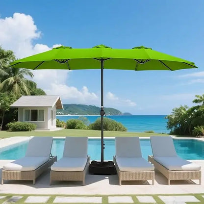15ft Rectangle Oversized Double Sided Pool Umbrellas