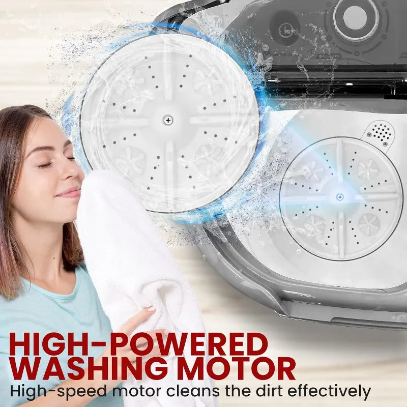 2 in 1 Portable Mini Washing Machine