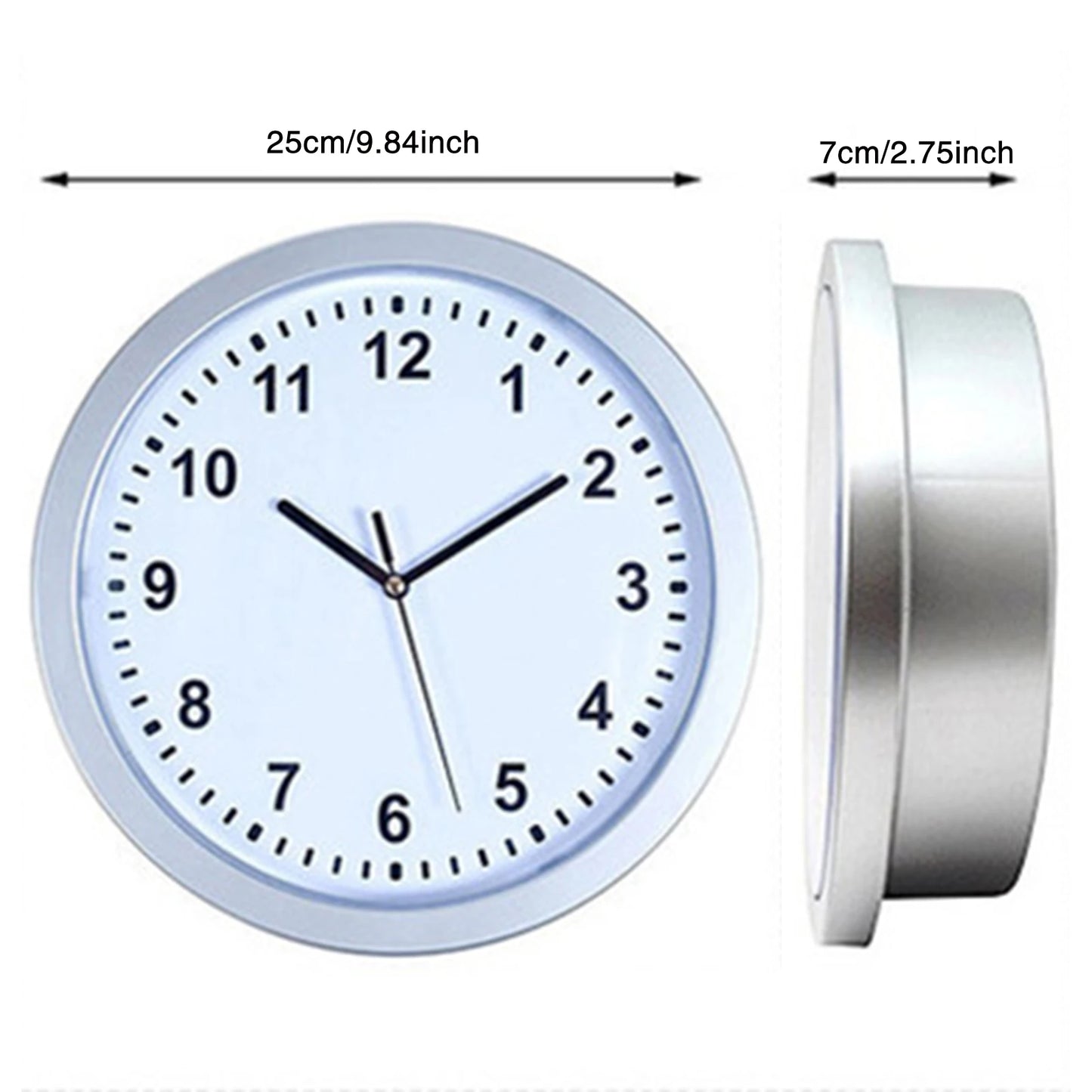 Hidden Safes Wall Clock with Secret Compartment Simple