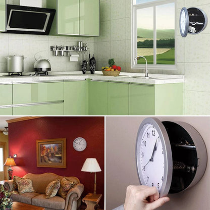 Hidden Safes Wall Clock with Secret Compartment Simple