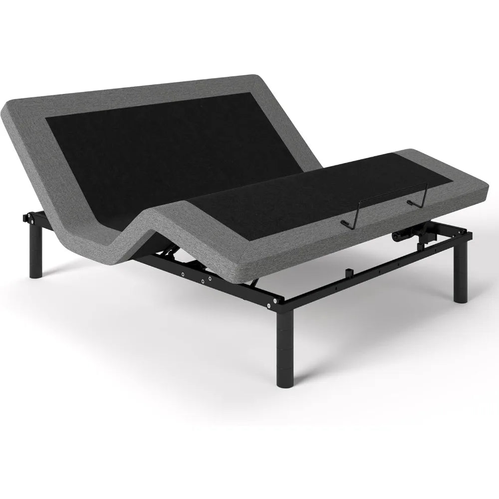 Queen Size Adjustable Bed Frame with Adjustable Legs