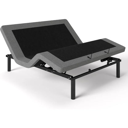 Queen Size Adjustable Bed Frame with Adjustable Legs